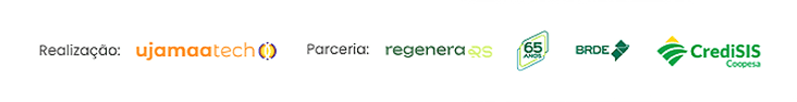 Logos dos patrocinadores e apoiadores do Prospera Mais RS